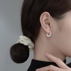 ❌ SOLD ❌ Silver Huggie Hoop Earrings 925 Sterling Silver